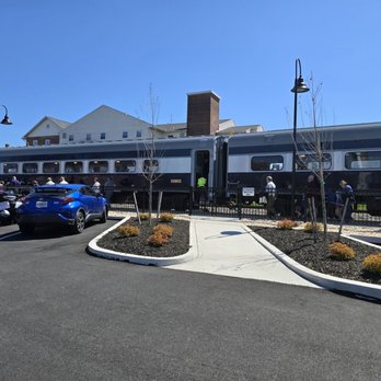Gettysburg Railway - The (small) parking lot for the Gettysburg Railway, particularly on a gorgeous Spring Saturday in mid-April - Historical Tours Near Me - Gettysburg, Pennsylvania