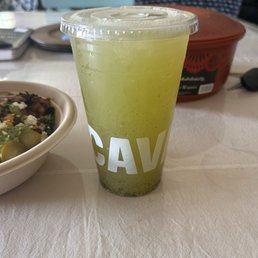 Cucumber mint limeade