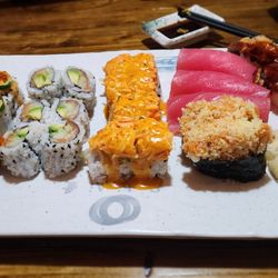 Sushi Ai - Jalapeño roll, spicy tuna, eel and Tuna.
