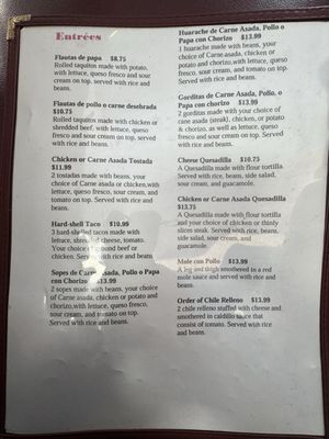 Menu photo 4 Lupe's Antojitos Bernalillo, NM