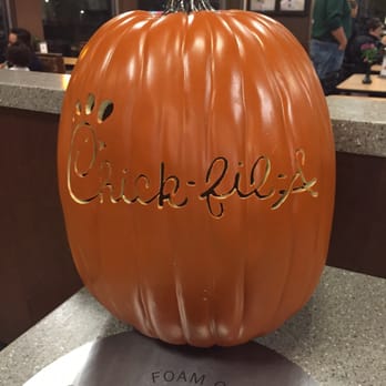 Chick-fil-A - Halloween pumpkin - Fast Food Near Me - Langhorne, Pennsylvania