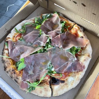 Elios Wood Fire Pizza - Prosciutto Special - Pizza Near Me - Long Beach, California