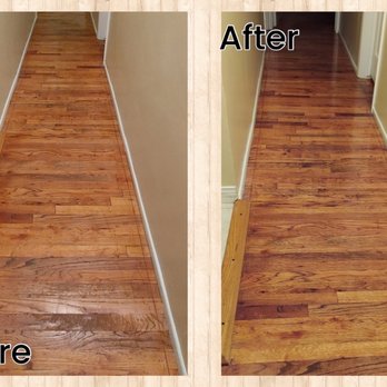 La Shine - Hallway floor from sad to happy - Office Cleaning Near Me