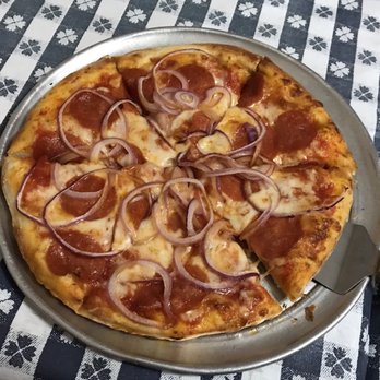 Allegro Pizza - Pepperoni and onions - Pizza Near Me - Thousand Oaks, California