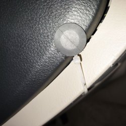 Sound Check Systems - Zip tie used to put my dash panel back. It fit fine prior. No integrity or pride in craftsmanship.