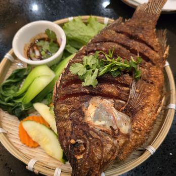 Chaa Roen Pohn - Tilapia with veggies - Laotian Near Me - San Francisco, California Chaa Roen Pohn - Tilapia with veggies - Laotian Near Me - San Francisco, California