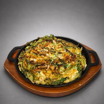 Olle Korean Cuisine - Assorted Seafood and Green Onion Korean Pancake - Korean Near Me - Los Angeles, California Olle Korean Cuisine - Assorted Seafood and Green Onion Korean Pancake - Korean Near Me - Los Angeles, California