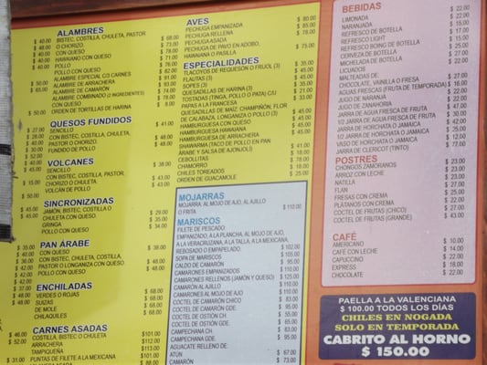 Menu photo 2 Restaurante Los Tacos México, D.F., DIF