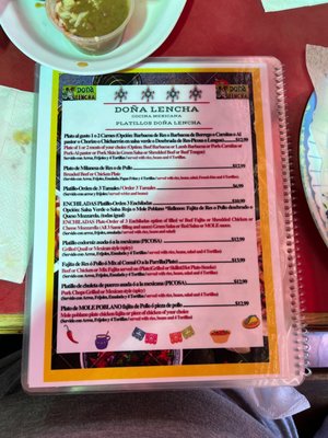 Menu photo 4 Dona Lencha Irving, TX