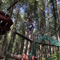 Sky Trek Adventure Park - Smaller guided course.