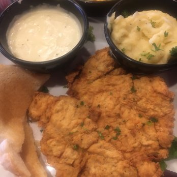 The Omega Grill - Chicken fried chicken with mashed taters and gravy. - American Near Me - Spring, Texas The Omega Grill - Chicken fried chicken with mashed taters and gravy. - American Near Me - Spring, Texas