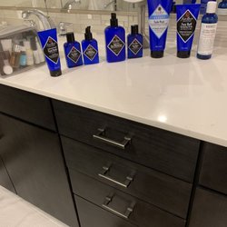 Bluemercury - I just needed my daily SPF cream! One man, one Amex card. Ugh, sorry about the towel, wasn't expecting company.