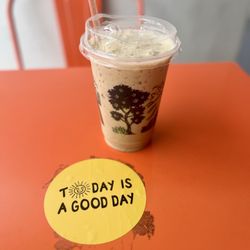 The Sunrise Shack - Iced coconut almond bullet coffee