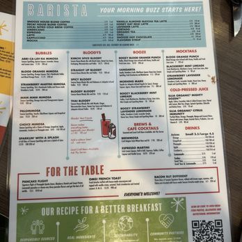 Snooze, an A.M. Eatery - menu - Breakfast & Brunch Near Me - Houston, Texas Snooze, an A.M. Eatery - menu - Breakfast & Brunch Near Me - Houston, Texas