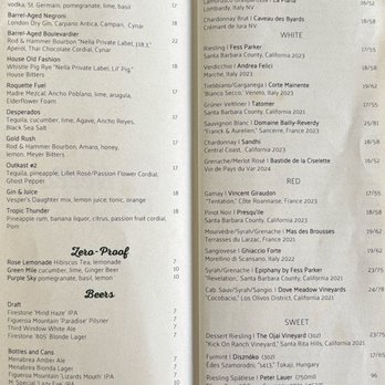 Nella Kitchen & Bar - Cocktail menu - American Near Me - Los Olivos, California Nella Kitchen & Bar - Cocktail menu - American Near Me - Los Olivos, California