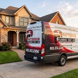 Patterson Plumbing Heat & Air - New look, same reliable service!  Spot our fresh new Patterson Plumbing Heat & Air van out in the neighborhood? Whether you need a quick