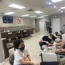 Hard working owner and employees Hard working owner and employees