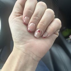 Valentine nails