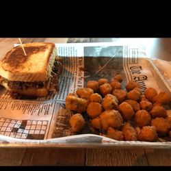 Kickback's Backyard - Brisket & okra