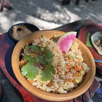 Encanto Cantina - Egg fried rice - Seafood Near Me - Tulum, ROO