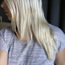 Tricho Salon Royal Oak - Two different lengths without blend.