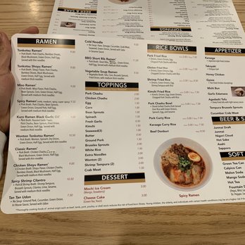 Michi Ramen - Menu. Easy on the eyes. - Ramen Near Me - Henderson, Nevada
