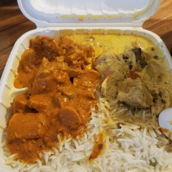 Orange Curry - Chicken tikka masala & pepper chicken (2 item combo $8.99) - Indian Near Me - Orange, California Orange Curry - Chicken tikka masala & pepper chicken (2 item combo $8.99) - Indian Near Me - Orange, California