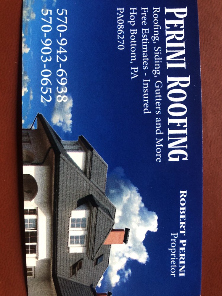 PERINI ROOFING Updated June 2024 1965 State Route 2009, Hop Bottom