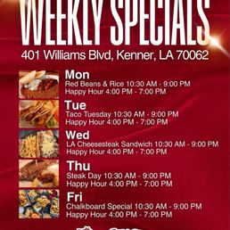 Weekly Specials Weekly Specials