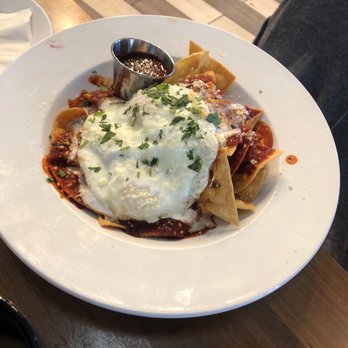 Hash Kitchen - Chilaquiles - needs more salsa - Breakfast & Brunch Near Me - Scottsdale, Arizona