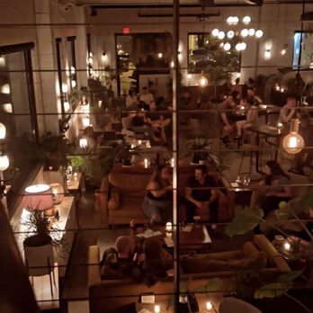 Parlor Public House - View from upstairs seating area at night - Coffee & Tea Near Me - Indianapolis, Indiana