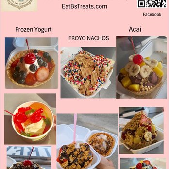 B's Treats - Froyo Nachos, Smooth Acai and so many toppings to choose from - Ice Cream & Frozen Yogurt Near Me - Temple, Texas