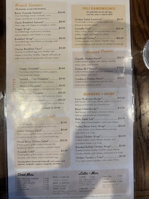Menu photo 1 Cannella Cafe Butler, PA
