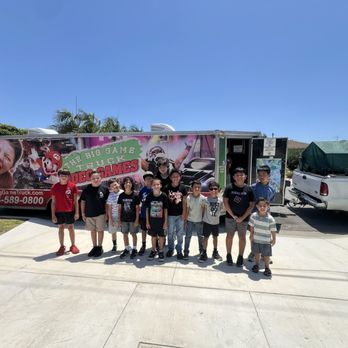The Big Game Truck - All the boys - Game Truck Rental Near Me