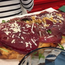 Workshop Pinsa Romana - Pinsa bresaola, rucola e grana
