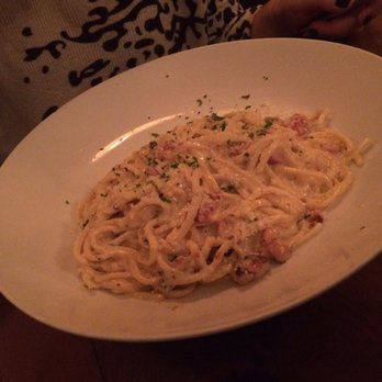 Otto Strada - Carbonara with linguini. - Italian Near Me - Hoboken, New Jersey