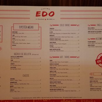 Edo Gastro Tapas And Wine - Menus - Tapas/Small Plates Near Me - Las Vegas, Nevada Edo Gastro Tapas And Wine - Menus - Tapas/Small Plates Near Me - Las Vegas, Nevada