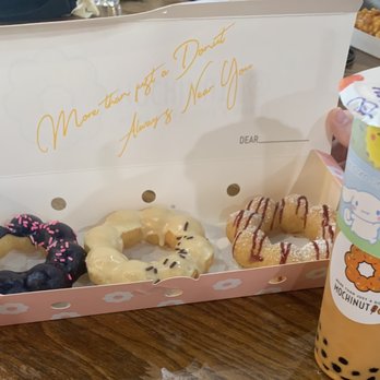 Mochinut - Kuromi  (ube) , pompompurin (banana milk) , my melody (raspberry jam). - Donuts Near Me - San Antonio, Texas
