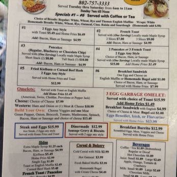 Tuttles Family Diner - Breakfast menu - Diners Near Me - Newbury, Vermont Tuttles Family Diner - Breakfast menu - Diners Near Me - Newbury, Vermont