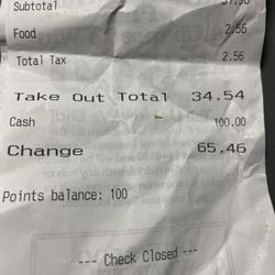 Firehouse Subs - Receipt unknown $2.56 charge
