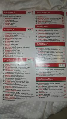 Menu photo 3 Fellini Pizzeria & Cafe Solna, AB