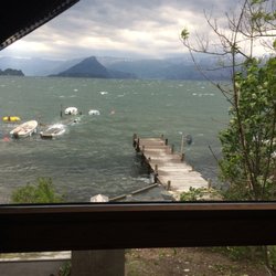 Hardanger Feriesenter - View from the upstairs bedroom in the American house