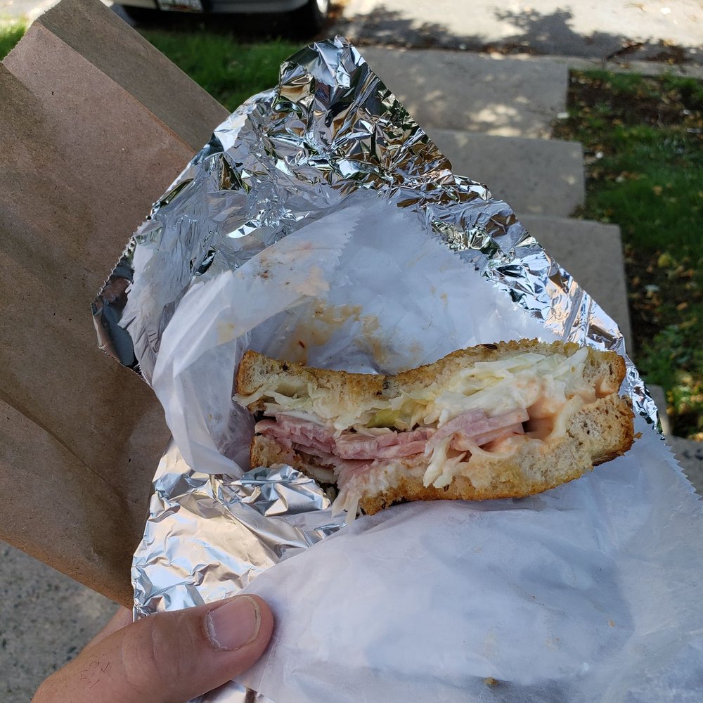 Sandwich was delicious, but for the price maybe some chips or a pickle ???- It was the Special of the Day -