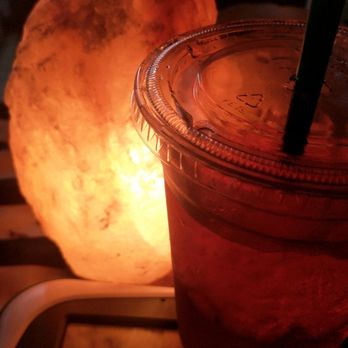 Nevada St Brew - a drink in a plastic cup next to a rock - Coffee & Tea Near Me - Spokane, Washington