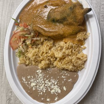 Cocina Sinaloense - Chile Relleno Plate - Tacos Near Me - Fontana, California Cocina Sinaloense - Chile Relleno Plate - Tacos Near Me - Fontana, California