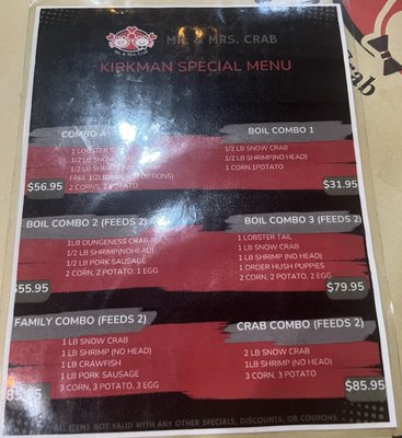 Menu photo 4 Mr and Mrs Crab Orlando, FL Menu photo 4 Mr and Mrs Crab Orlando, FL