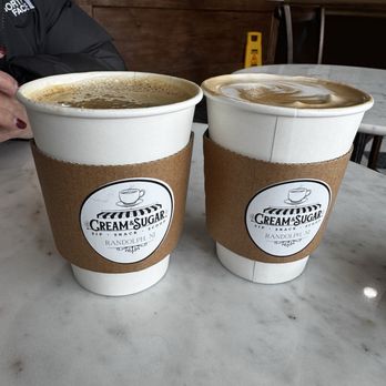 Cream and Sugar NJ - Americano and dirty chai - Coffee & Tea Near Me - Randolph, New Jersey