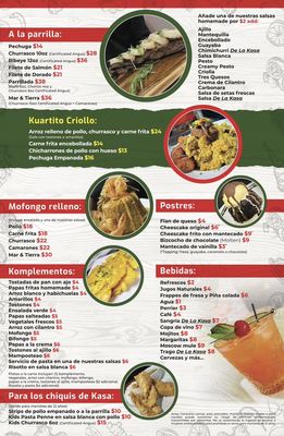 Menu photo 1 De La Kasa Cuisine Caguas, PR Menu photo 1 De La Kasa Cuisine Caguas, PR