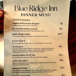 New menu as of December 2022