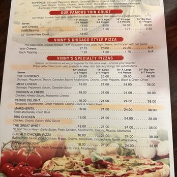 Vinny's Pizzeria - Italian Near Me - Boulder City, Nevada